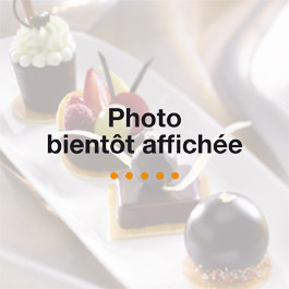 5 Cartons à Entremets - Argent - Ronds - 20 cm