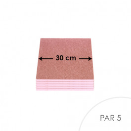 5 Cartons à Entremets - Rose Pâle