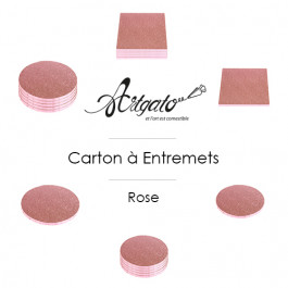 Cartons à entremets - Rose