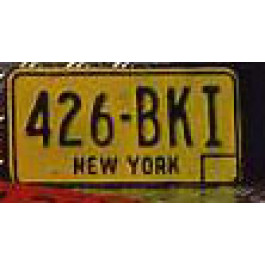 Plaque Voiture New-York