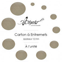 Cartons à Entremets - Argent - Ronds