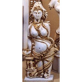 Statuette Indoue Tambour