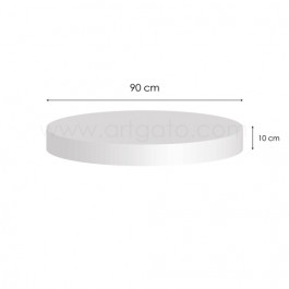 Support Polystyrène Rond Hauteur 10 cm Diamètre 90 cm