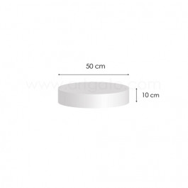 Support Polystyrène Rond Hauteur 10 cm Diamètre 50 cm