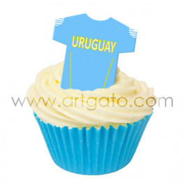 Maillot Equipe Uruguay - Réalisation Cupcake