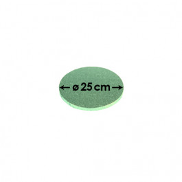 Cartons à entremets - Vert Pâle - Ronds 25 cm