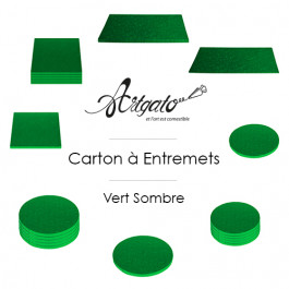 Cartons à entremets - Vert Sombre