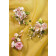 Assortiment de Fleurs Roses, 9 Bouquets Assortis