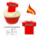 Maillot Equipe Espagne - Maillot et Réalisation Cupcake