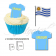 Maillot Equipe Uruguay - Maillot et Réalisation Cupcake