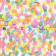 Confetti en Sucre Multicolores
