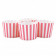 6 Darioles en Carton (Party Cups) | Rayées Rose et Blanc 