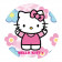 Plaque Azyme - Hello Kitty