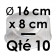 10 Moules à Entremets | DEMI-SPHERE -  Ø 16 cm x Prof. 8 cm