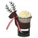 Meri Meri® Noël | 8 Présentoirs Cupcake individuel Renne