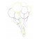 Pochoir, GRAPPE de BALLONS, Petite Taille