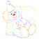 Pochoir, Clown avec Ballon