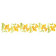 Pochoir, Bordure de JONQUILLES, Petite Taille