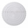 2 Assiettes RONDES Blanches Ø 25 cm 