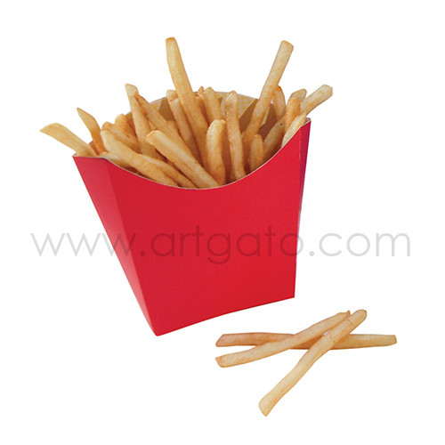 barquettes frites vintage rouge - Artgato