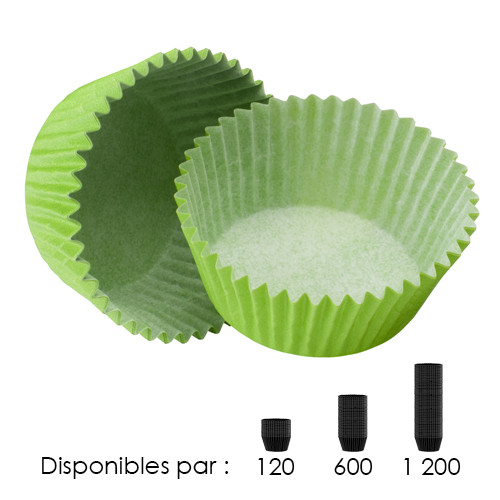 Caissette cupcake feuille Vert House of Marie à 3,39 €