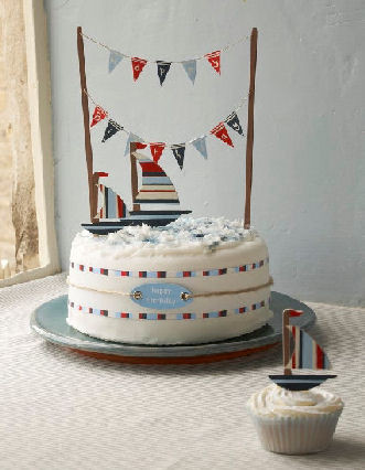 Kit De Decor De Gateaux Voilier Artgato