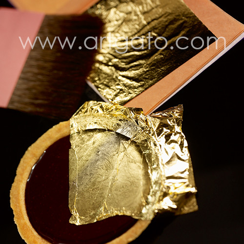 Carnet de 25 feuilles d'Or 23,6 carats - Libre - 80x80 mm - Charrier