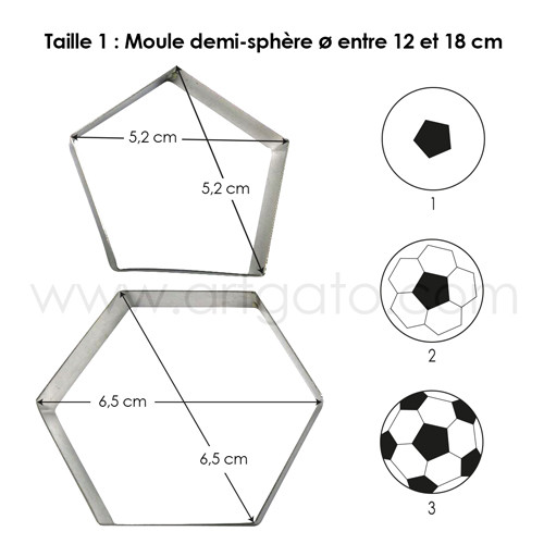 Structure ballon de football à garnir de ballon