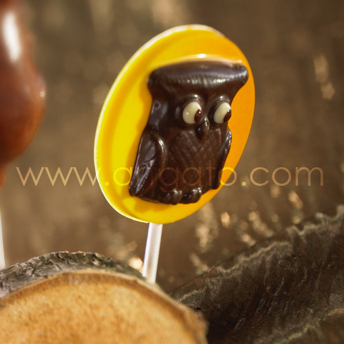 Moules à Chocolat Et Savon Grandmama - Chouette, Boulon, Balai Et Plumes - Lot De 4 Modèles Uniques