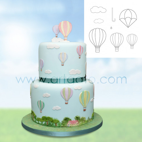 Decoupoir Embosseur Montgolfieres Et Parachutes Artgato Decoupoir Embosseur Montgolfieres Et Parachutes Artgato