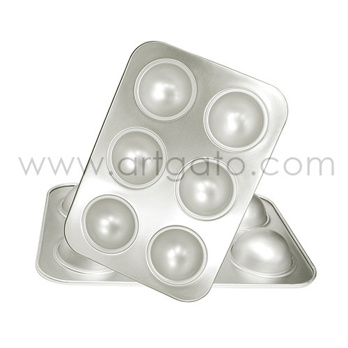 Moule A Gateau Demi Sphere O 9 Cm X Prof 4 5 Cm 6 Cavites Artgato