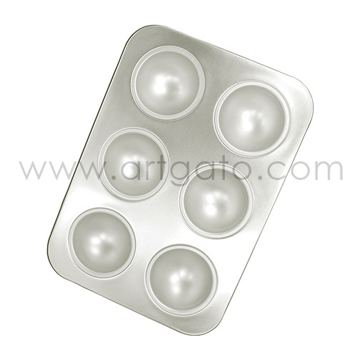 Moule A Gateau Demi Sphere O 9 Cm X Prof 4 5 Cm 6 Cavites Artgato