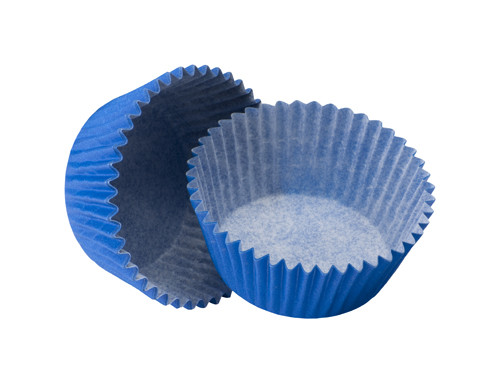 600 Caissettes Cupcakes  Taille Standard - Bleu Roi - Artgato