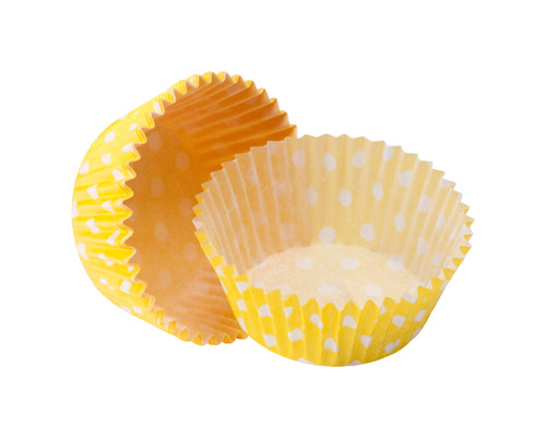 Lot De 50 Caissettes Papier à Muffins Pois Blancs - Moules Jetables Résistants à La Chaleur 220°C, Design Vintage - 3