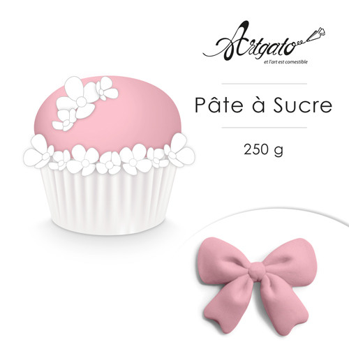 PATE A SUCRE  Rose Pâle - 250 g - Pâtes à Sucre - Pâtes à Sucre, Pâtes de  Modelage et Glaçages - Artgato