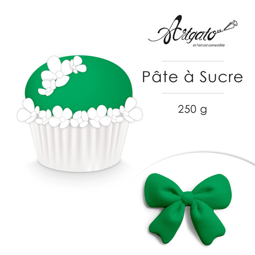 Pâte à sucre verte 250g 