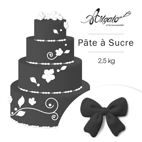 Pate A Sucre Noire 2 5 Kg Artgato