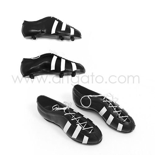 Decors De Gateaux Chaussures De Football 1 Paire En Plastique Artgato