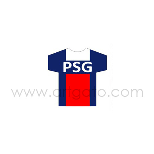 Décors Azyme  Maillots Football 43 x 45 mm - PSG, 144 Pièces - Artgato