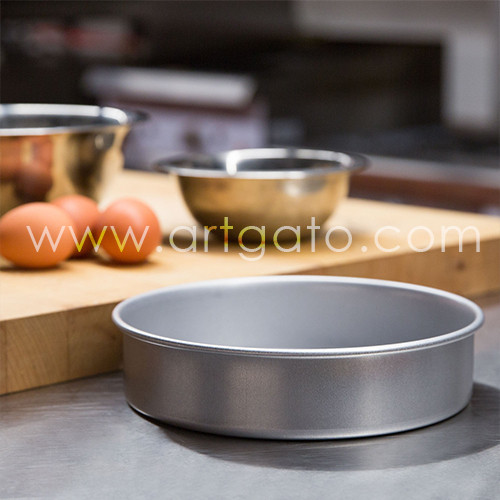 KAMBERG Moule à Gâteau Rond 18 Cm En Aluminium Anodisé - Parfait Pour Pâtisserie Maison