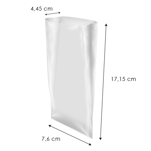 Sachets Confiserie avec Soufflets par Sachet de 100 Sachets Confiseur, Pâtissiers, Traiteur