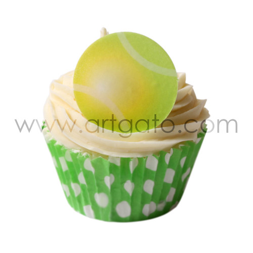 Decors Azyme Balle De Tennis O 3 5 Cm 36 Pieces Artgato