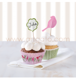 Kit Décor Cupcakes | Oiseaux 