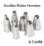 Douilles Pâtissières Etoile fermée