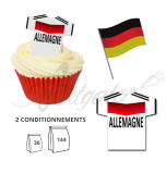 Maillot Equipe Allemagne - Maillot et Réalisation Cupcake