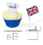 Maillot Equipe Angleterre - Maillot et Réalisation Cupcake