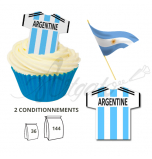 Maillot Equipe Argentine - Maillot et Réalisation Cupcake