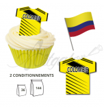 Maillot Equipe COlombie - Maillot et Réalisation Cupcake