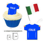 Maillot Equipe Italie - Maillot et Réalisation Cupcake