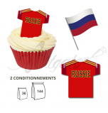 Maillot Equipe Russie - Maillot et Réalisation Cupcake